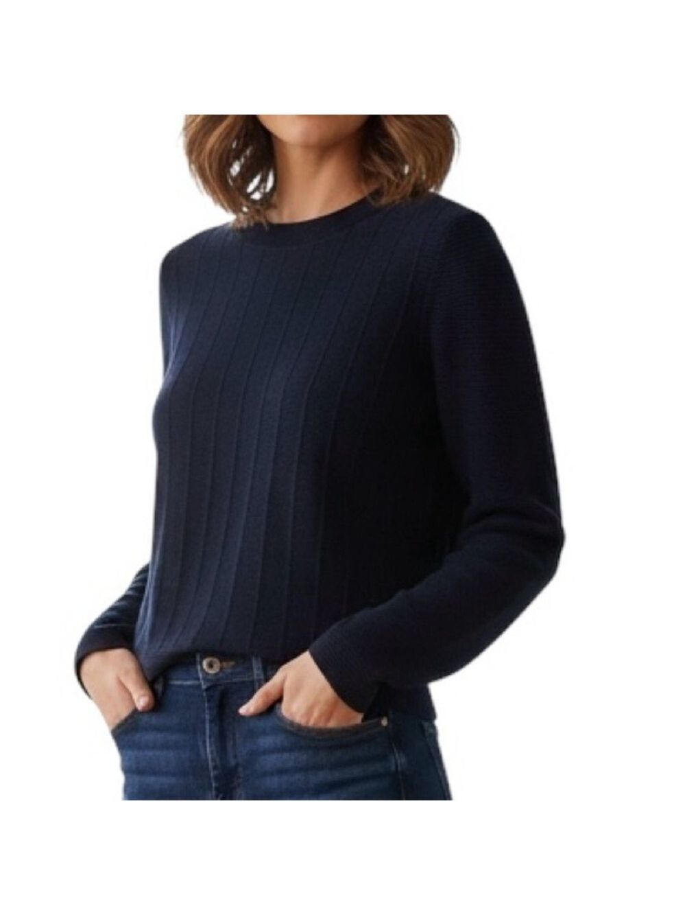 Sandro Navy Blue Jumper Sweater Size 3 or Large